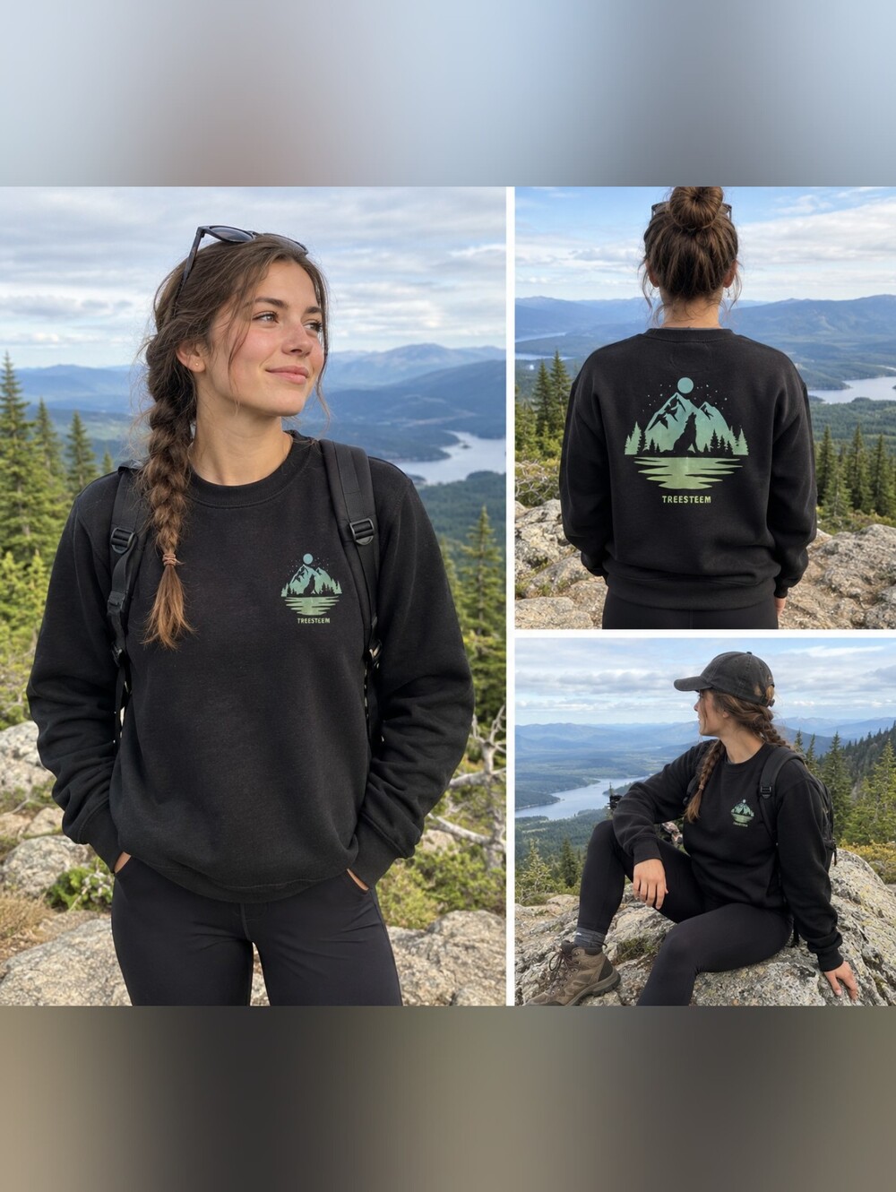 Treesteem Crewneck Sweater Unisex